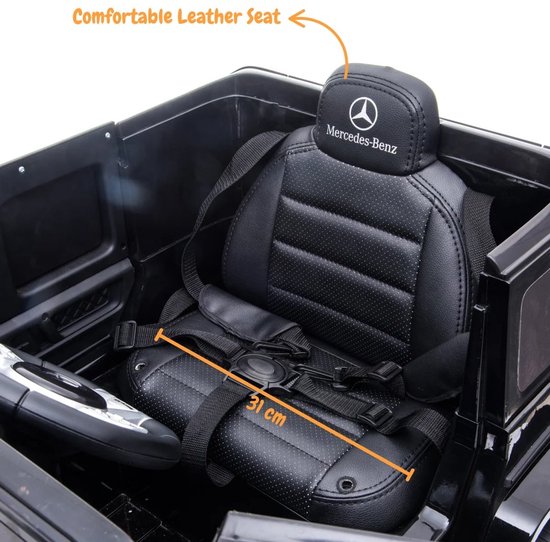Mercedes-Benz G63 AMG | Elektrische Kinderauto - met Afstandsbediening - Zwart - Afbeelding 7