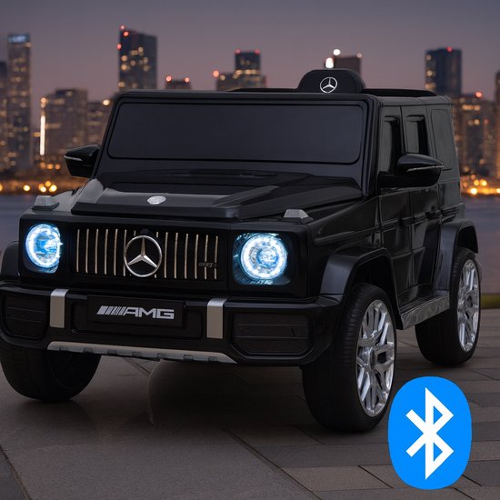 Mercedes-Benz G63 AMG | Elektrische Kinderauto - met Afstandsbediening - Zwart