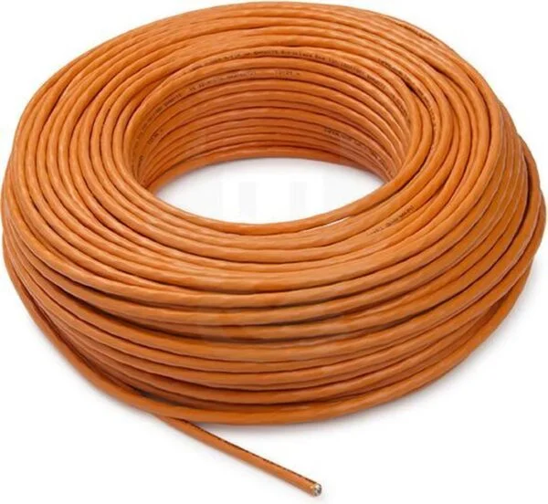 Vizyon- CAT7 S/FTP 10 Gigabit netwerkkabel met vaste aders - LSZH / oranje-305 meter UTP - Afbeelding 3